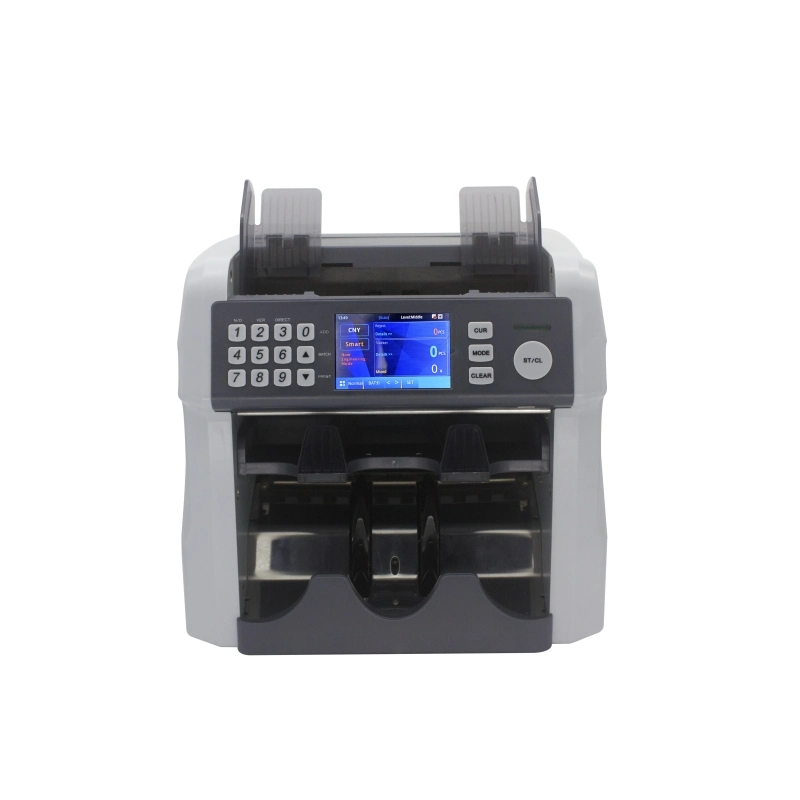 Union Qf21 Zhejiang Bill Counter 2 Pocket Currency Counter Mixed Denomination Money Counter Sorter